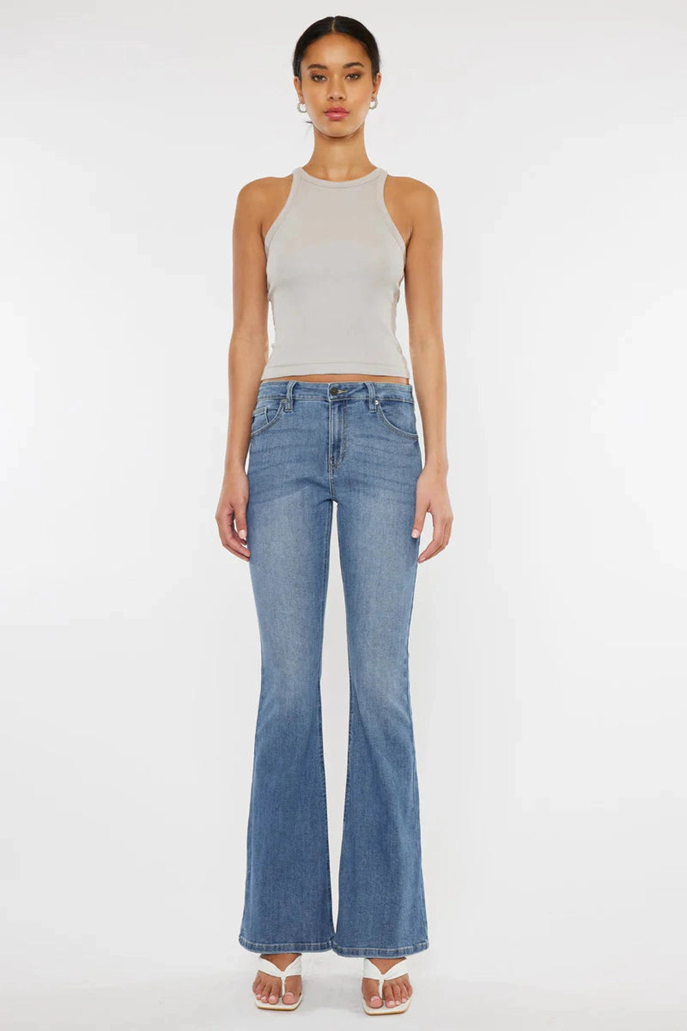 Bell bottom deals jeans light wash